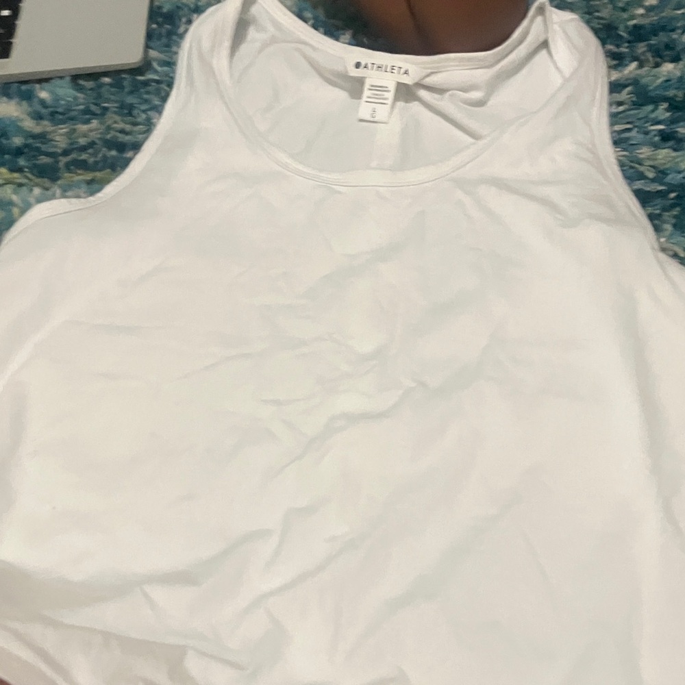 Athleta Women's Classic White Tank Top